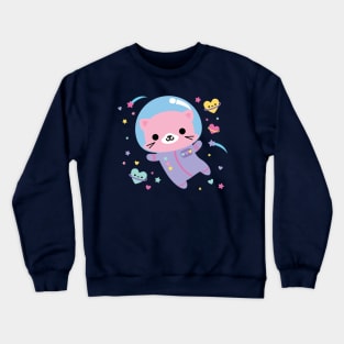 Kitty in Space Crewneck Sweatshirt